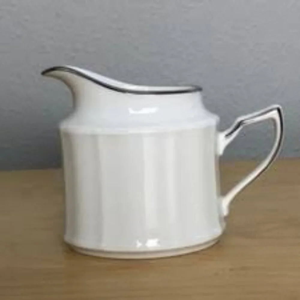 NORITAKE Imperial Platinum Porcelain Creamer - 7366-425 New In Box